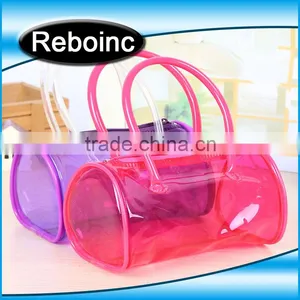 Piping Pvc Round Bag Customized Round PVC Packing Bag,coin Purse With Nice Priniting thumbnail-5