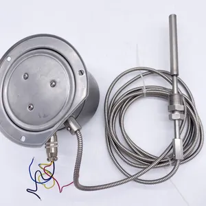 Industrial Capillary Oil Level Temperature Gauge Thermometer Pressure Temperature Measurement Stainless Steel thumbnail-4