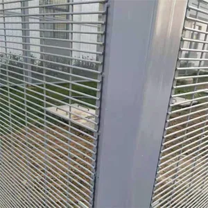 358 Anti Climb Security Fence Galvanized & PVC Coated Dual Protection Fence thumbnail-2