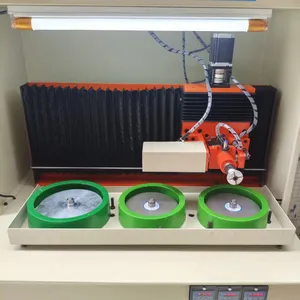 4 Axis Watch Bezel Polishing Machine XX-380ND for Tungsten Ceramic Glass With 3 Platens PLC Control thumbnail-4