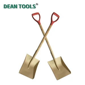 Non-Sparking Brass Square Shovel With Long Handle Industrial Safety Hand Tool thumbnail-4