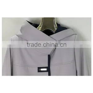 China Clothing Factory Custom Women's Jackets & Coats Spring Women's Custom Warm-up Jacket 2013 thumbnail-5