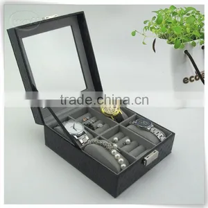 Unique pu Leather Wrist Watch Trays Case thumbnail-3