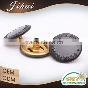 High Quality Metal Brass Snaps Press Button For Shoe/Garment thumbnail-2
