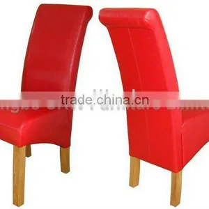 RCH-4065-1 Oak Furniture Red Executive High Back Leather Chair thumbnail-1