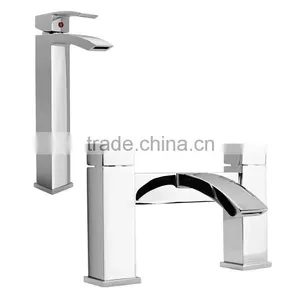 Chrome Bathroom Basin Sink Mixer Bath Filler Tap thumbnail-1