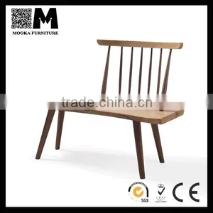 Hot Sale American High Back Ashwood Lover Chair Home Furniture thumbnail-1
