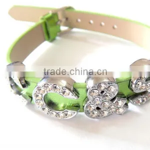 10MM Clear Stone Zinc Alloy DIY Letters thumbnail-1
