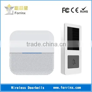 FORRINX Wireless Door Chime No Need Battery for the Receiver and Transmitter 52 Songs 300m Range LED Indicator thumbnail-1