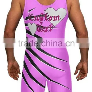 Make Your Own Design China Wrestling Singlets/cheap Custom Wrestling Singlets With Low Moq thumbnail-1