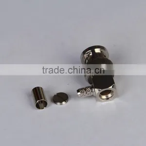 Right Angle Amphenol BNC Male Connector for RG58 RG142 Cable thumbnail-2
