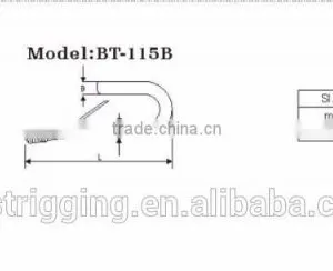 Carabiner Wholesale Galvanized 115D Snap Hook Steel Electric Galvanized Spring Bolt In China Rigging Manufacturer thumbnail-2