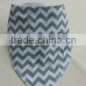 100% Cotton Wholesale Triangle Baby Bandana Bibs thumbnail-2