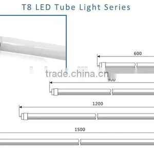 High Brightness All Glass Material T8 LED Tube Light 20W 1200mm thumbnail-2