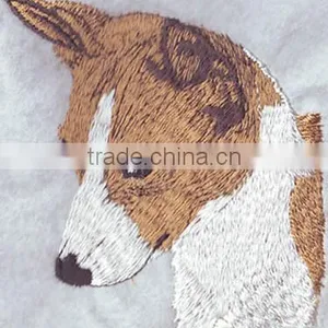 2016 Cartoon Animal Dog Custom Iron on Applique Cross, Iron on Embroidered Hockey Patches thumbnail-4