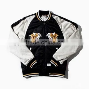 Customized Made Nylon Satin Jacket,Customized Made Nylon Letterman Jacket,Customized Made Nylon Letterman Jacket thumbnail-2