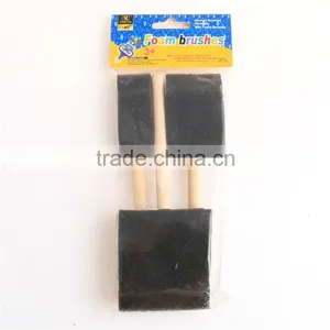 3pcs 2015 New High Quality Plastic Handle Foam Brush For Kids thumbnail-3