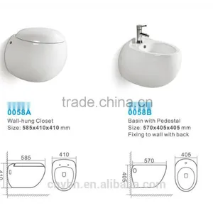China Supplier Sanitary Ware Ceramic Wall Hung Oilet thumbnail-3