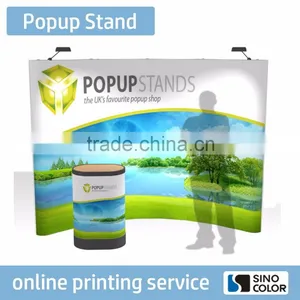 Custom Size High Quality Long Life Printed Type PP Advertising Banner Popup Stand thumbnail-1