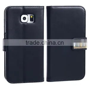 Mobile Phone PU Leather Wallet Case for Samsung Galaxy S6 thumbnail-1