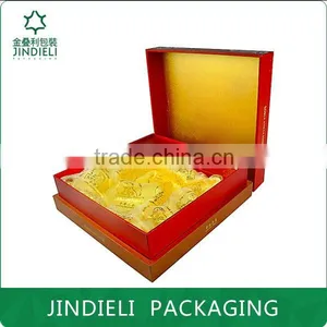 Beauty Red Nice Paper Wooden Gift Box Packaging thumbnail-3
