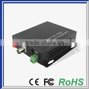 Video Optical Converter 1 Channel Video and Audio Fiber Optical Transceiver thumbnail-1