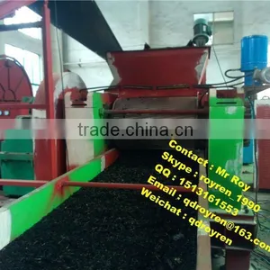 Automatic Waste Tire Recycling Line Waste Tire Recycling to Rubber Powder for Truck Tire thumbnail-1