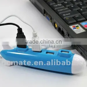 Rocket Shape Hub 4 Port Usb Hub as Christmas or 2013 New Year Gift thumbnail-1