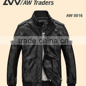 Leather Fashion Jacket,leather Jacket,motorbike Leather Jacket thumbnail-1