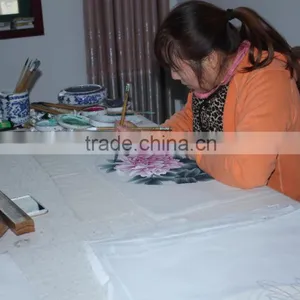 Chinese Cuture Unique Gifts 100% Handmade Painting Yu Mian Tao Hua thumbnail-6