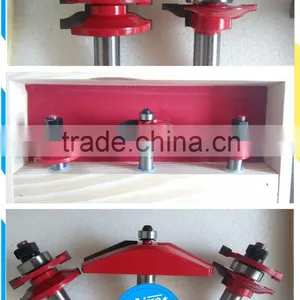 Rail & Stile With 25 Degree Raised Panel Bit Router Bit Set - Ogee - 1/2" Shank thumbnail-1