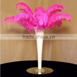 Wedding Decoration Hot Pink Color Ostrich Feathers thumbnail-4