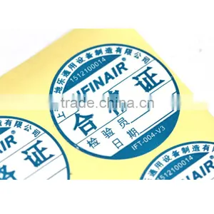 Low Price Certification Warranty Seal Sticker/warranty Sticker thumbnail-2