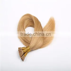 Wholesale Product Keratin Tipped I Tip Hair Extension Brazilian 20inch Pre-Bonded Hair Extensions thumbnail-4
