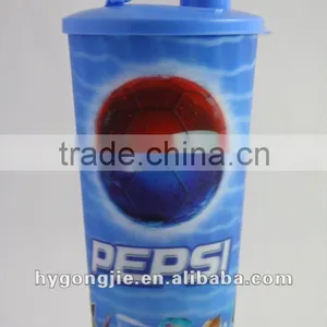 3D Large pp Recyclable Tumbler With Cover thumbnail-1