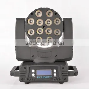 12*10W RGBW 4in1 Cree LED Beam Moving Head Light thumbnail-1