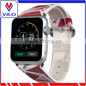 38mm/42mm Leather Wristband for Apple Watch Band Strap With Adapter thumbnail-6