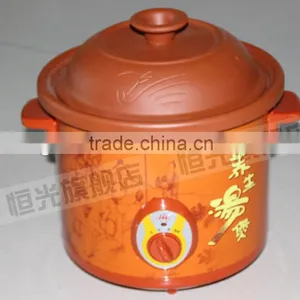 High Quality Purple Clay Electric Slow Cooker thumbnail-1