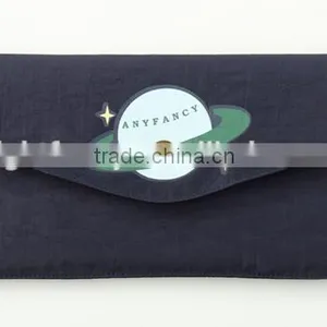 Universe, Cloud, Sun, Fire Balloon, Nylon Wallet,Lady Wallet,Clutch, Pocketbook,Coin Purse thumbnail-2
