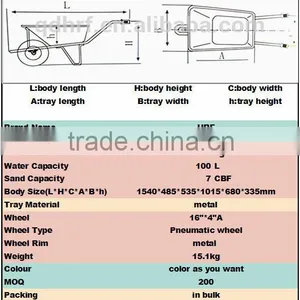 Hot Sale Popular Wheel Barrow WB6600 thumbnail-5