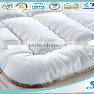 Cotton Fabric Pattern Microfiber Polyester Filling Mattress Topper thumbnail-1
