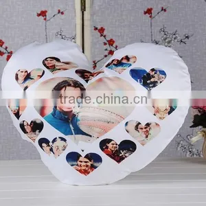 New Design Sublimation Heart Shape Pillow Cover for Lover thumbnail-1