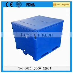 Roto-moulded Large Cooler for Fish Storage & Transportation, 1000L Big Insulated Fish Container thumbnail-4