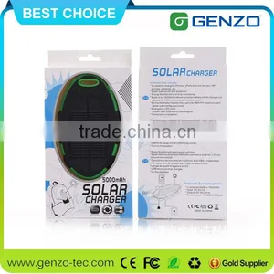 Best Selling !!! China Manufcturer Portable 5000mah Solar Power Bank for Mobile Phone thumbnail-6