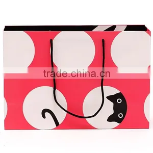 Thin Cotton Handles Paper Bag Paper Bag Gift Bag Shopping Paper Bag Low Price Customized Logo thumbnail-3