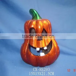 Beautiful Ceramic Halloween Pumpkin Decorations Led Light Pumpkin thumbnail-5