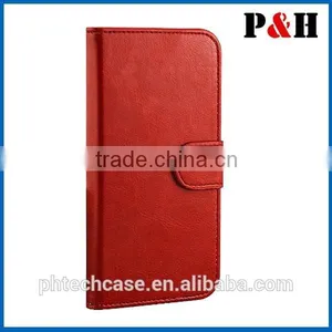 For IPhone 6 Leather Case, PU Leather Wallet Case for IPhone 6 thumbnail-3