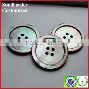 Fancy 2 Holes Round Shell Buttons for Children Sweaters thumbnail-2