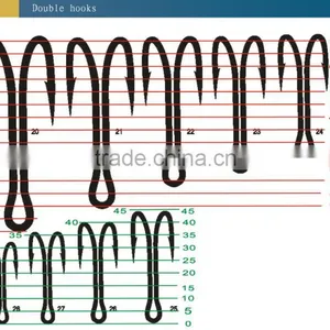 Hot Sale High Quality Treble DOUBLE HOOK of 45 Degree thumbnail-1