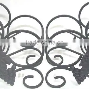 Book Ends Iron Wine Rack thumbnail-1